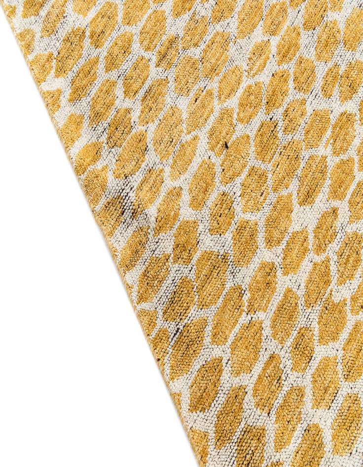 Detail image of  6' x 9'  Hand Knotted Moroccan Wool Rug