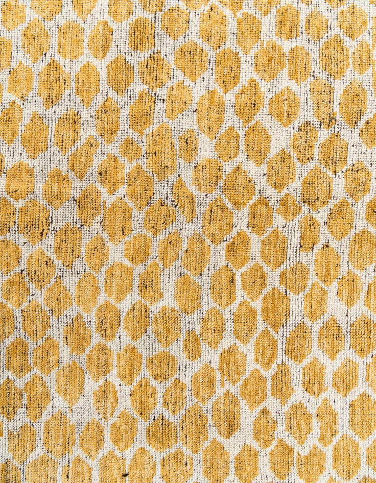 Detail image of  6' x 9'  Hand Knotted Moroccan Wool Rug