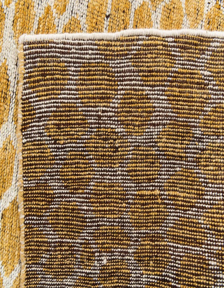 Detail image of  6' x 9'  Hand Knotted Moroccan Wool Rug