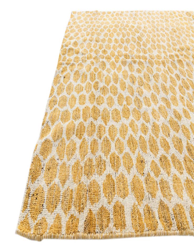 Detail image of  5' 10 x 8' 10  Hand Knotted Moroccan Wool Rug