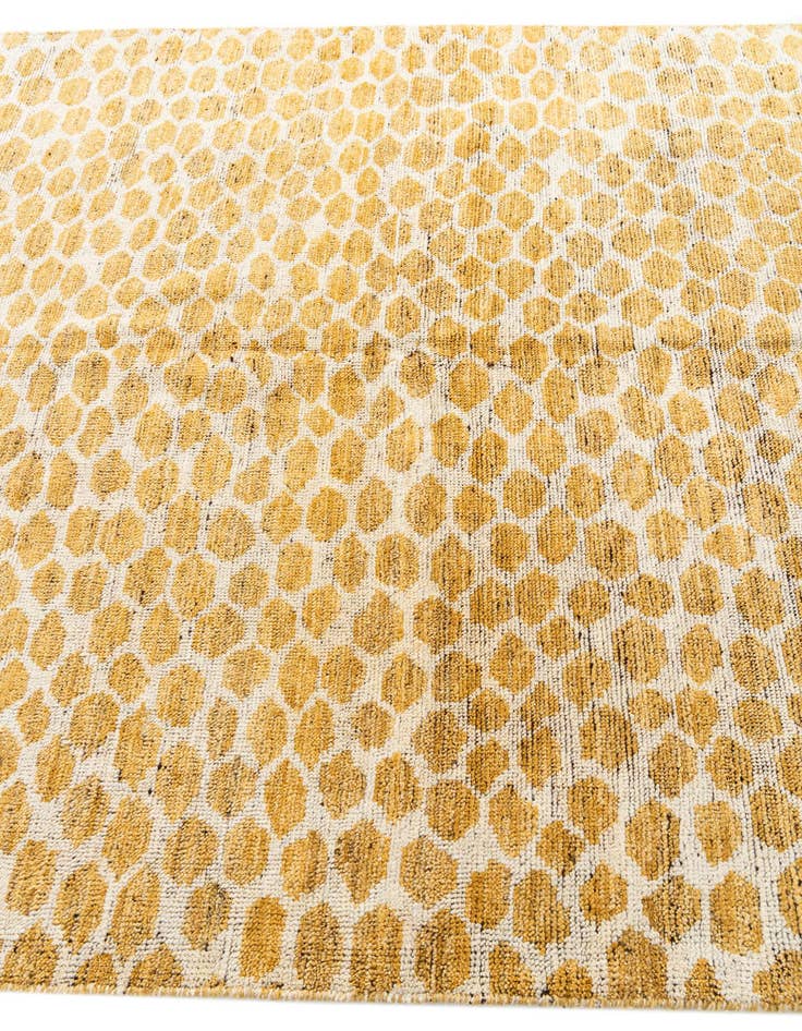 Detail image of  5' 10 x 8' 10  Hand Knotted Moroccan Wool Rug