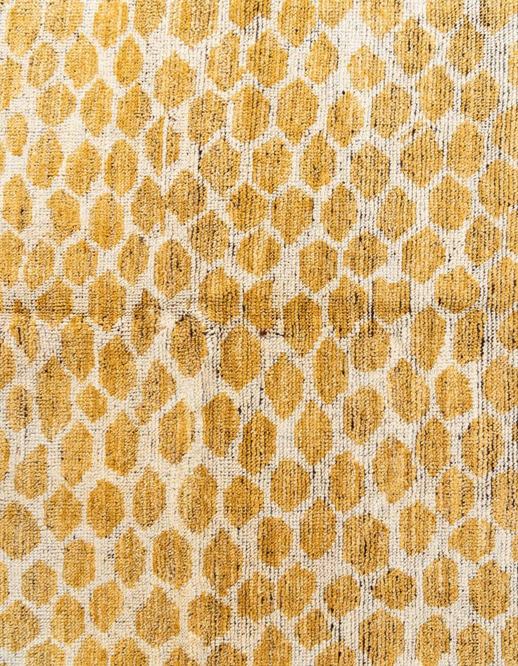 Detail image of  5' 10 x 8' 10  Hand Knotted Moroccan Wool Rug