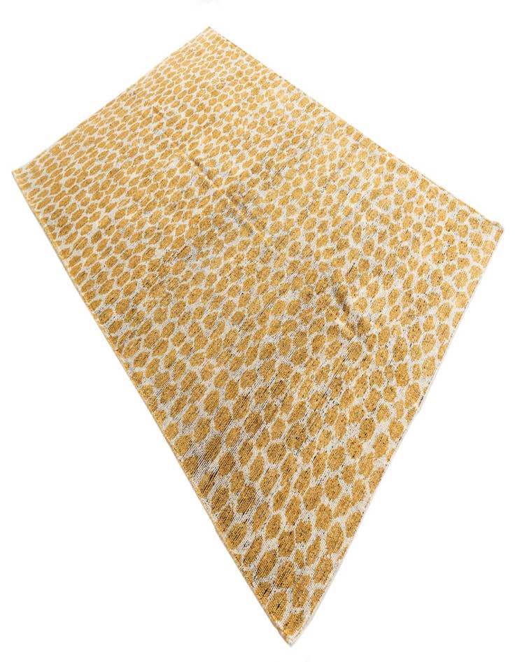 Detail image of  6' x 9'  Hand Knotted Moroccan Wool Rug