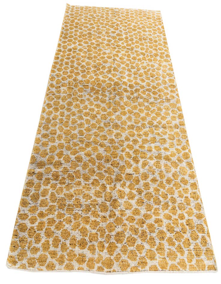 Detail image of  6' x 9'  Hand Knotted Moroccan Wool Rug