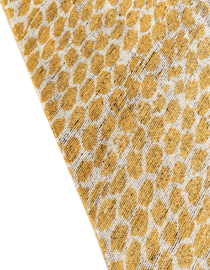 Detail image of  6' x 9'  Hand Knotted Moroccan Wool Rug