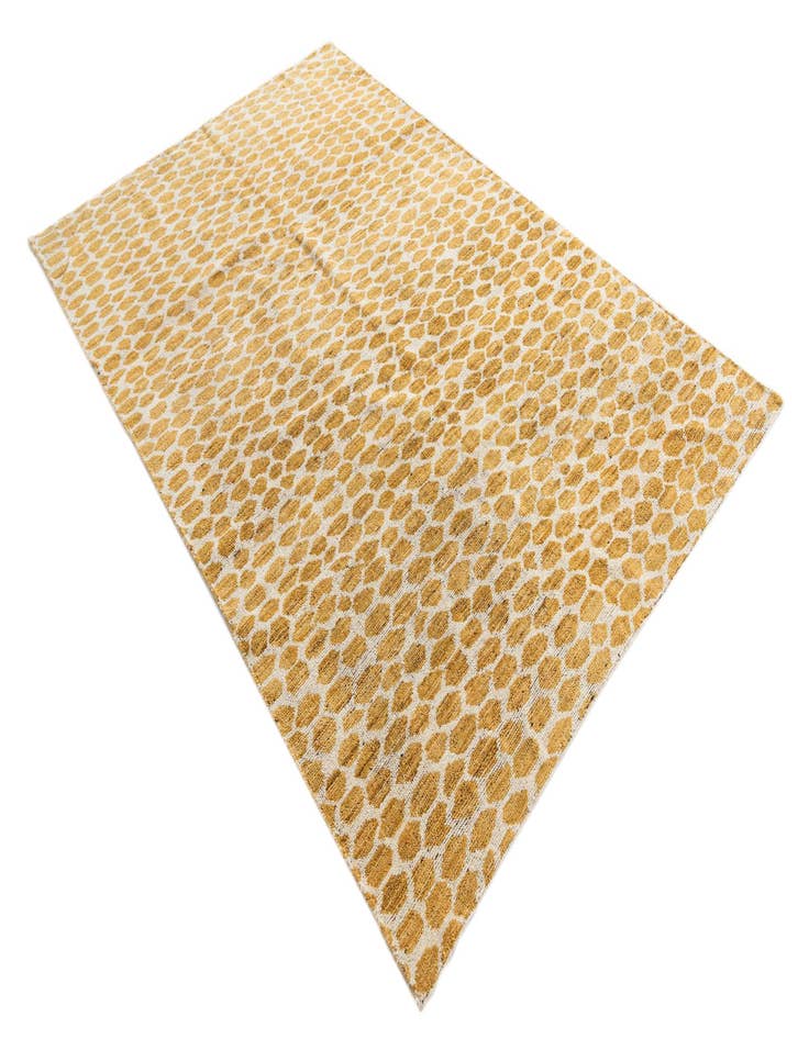 Detail image of  6' x 9'  Hand Knotted Moroccan Wool Rug