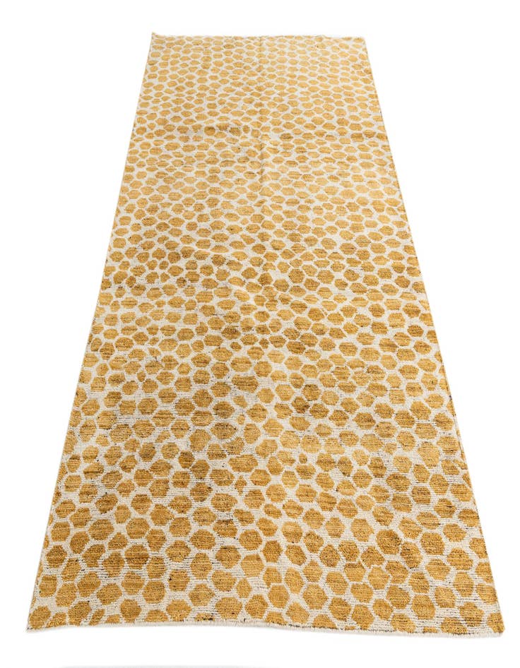 Detail image of  6' x 9'  Hand Knotted Moroccan Wool Rug