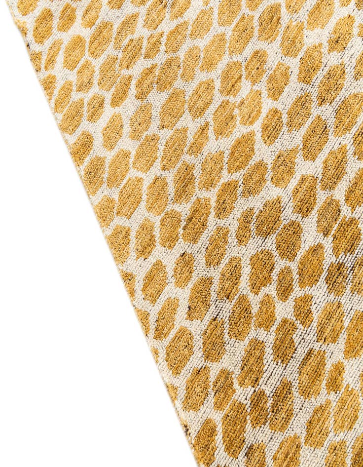 Detail image of  6' x 9'  Hand Knotted Moroccan Wool Rug