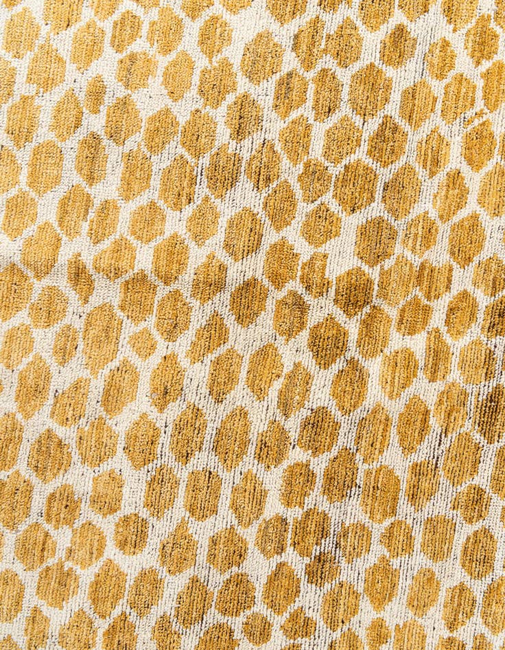 Detail image of  6' x 9'  Hand Knotted Moroccan Wool Rug