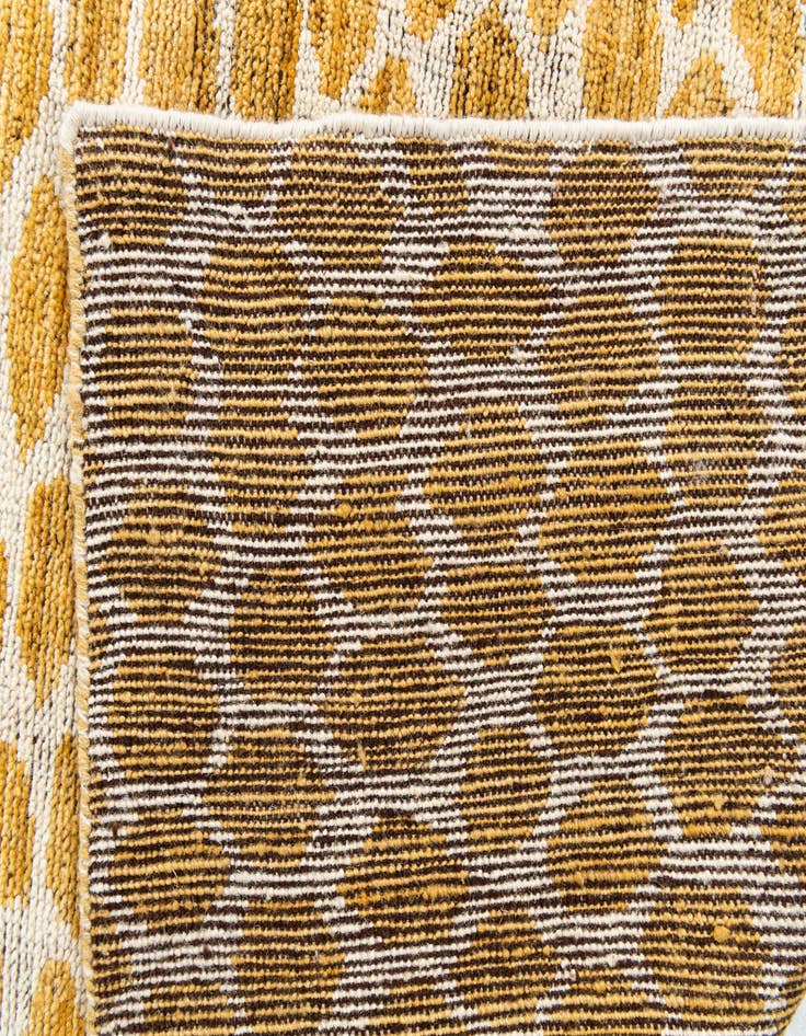 Detail image of  6' x 9'  Hand Knotted Moroccan Wool Rug