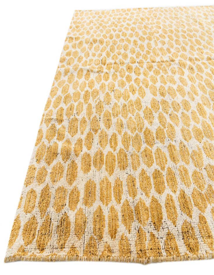 Detail image of  6' x 9' 2  Hand Knotted Moroccan Wool Rug