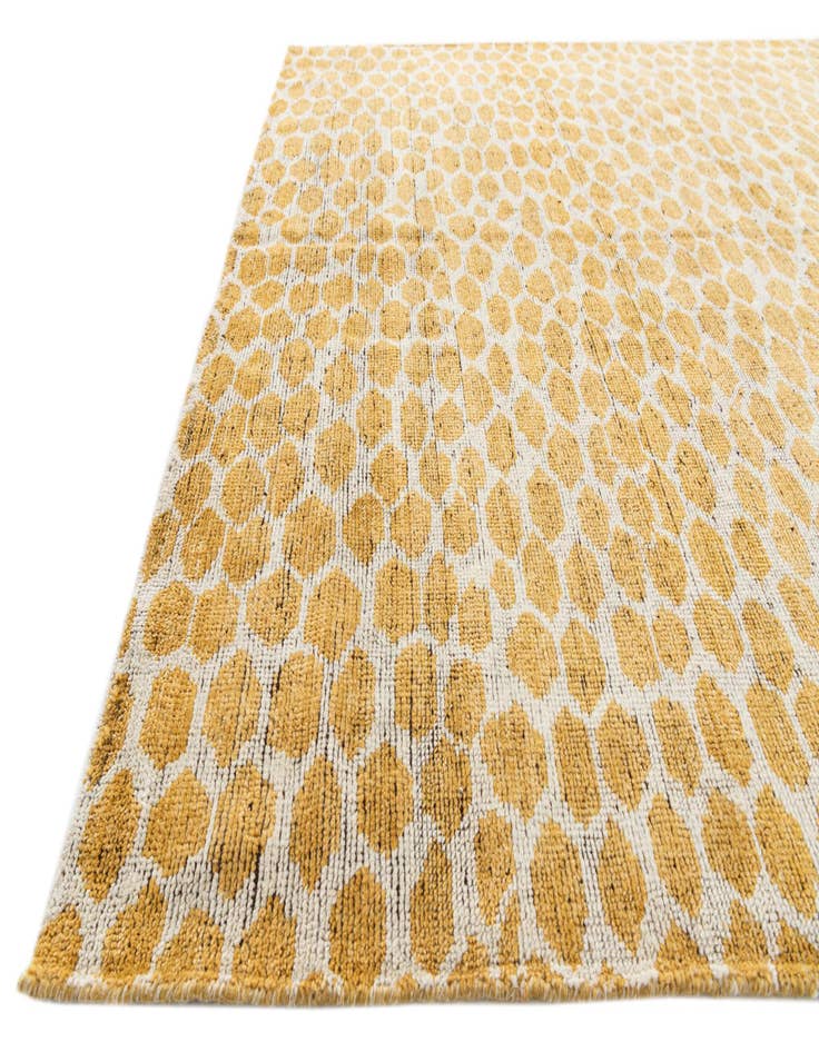 Detail image of  6' 1 x 8' 9  Hand Knotted Moroccan Wool Rug