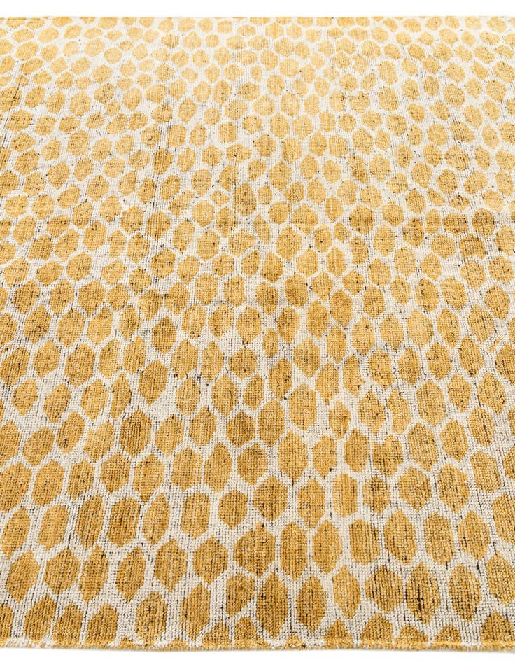 Detail image of  6' 1 x 8' 9  Hand Knotted Moroccan Wool Rug