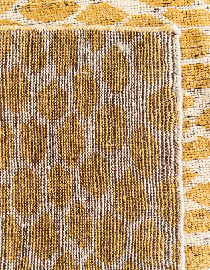 Detail image of  6' 1 x 8' 9  Hand Knotted Moroccan Wool Rug