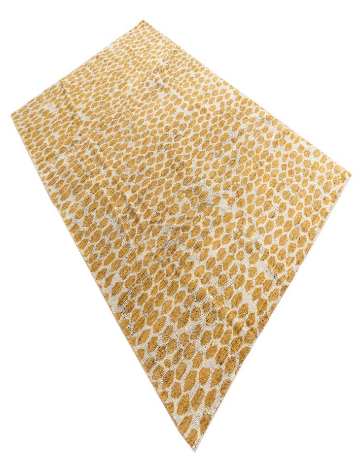 Detail image of  6' x 9'  Hand Knotted Moroccan Wool Rug