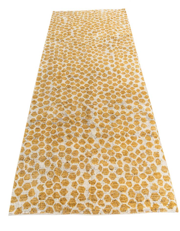 Detail image of  6' x 9'  Hand Knotted Moroccan Wool Rug