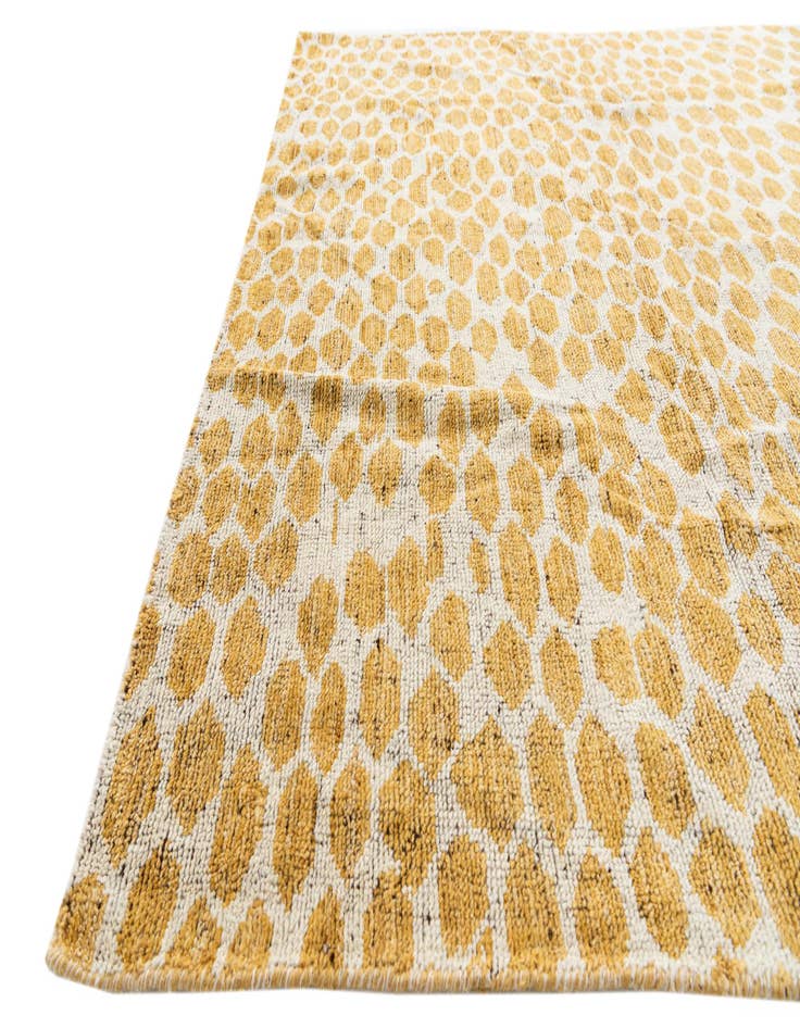 Detail image of  6' x 9'  Hand Knotted Moroccan Wool Rug