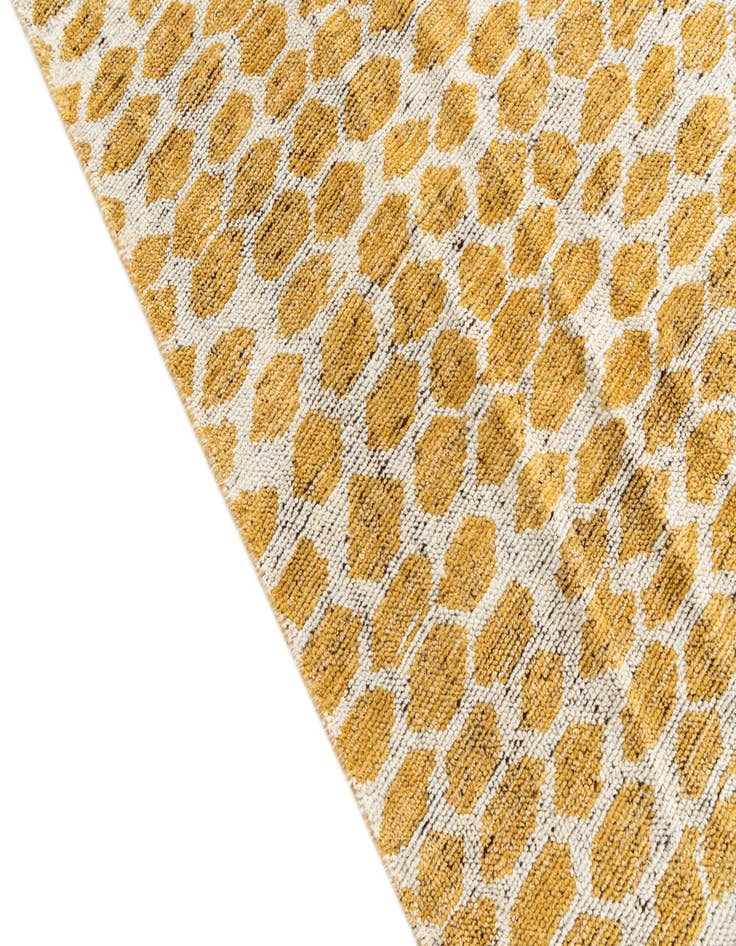 Detail image of  6' x 9'  Hand Knotted Moroccan Wool Rug