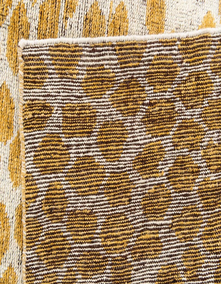 Detail image of  6' x 9'  Hand Knotted Moroccan Wool Rug