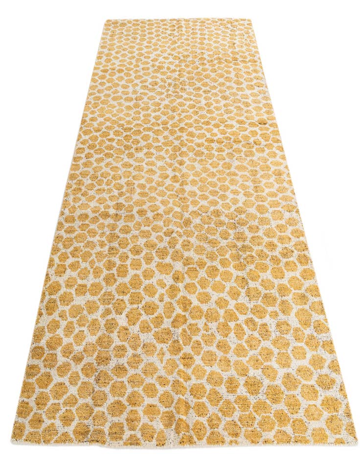 Detail image of  6' x 9'  Hand Knotted Moroccan Wool Rug