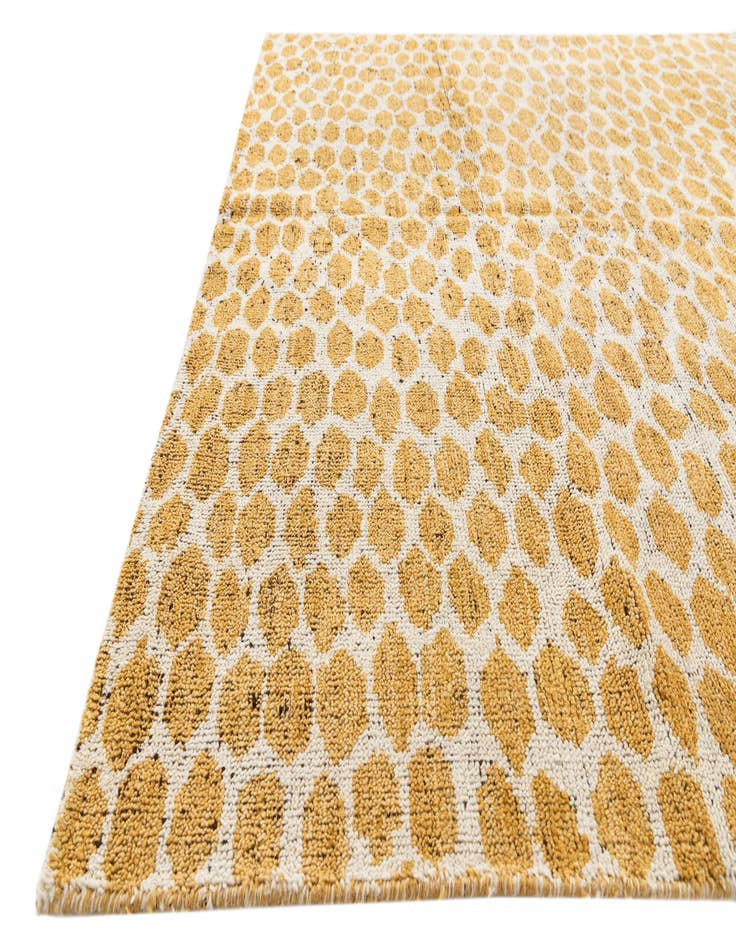 Detail image of  6' x 9'  Hand Knotted Moroccan Wool Rug