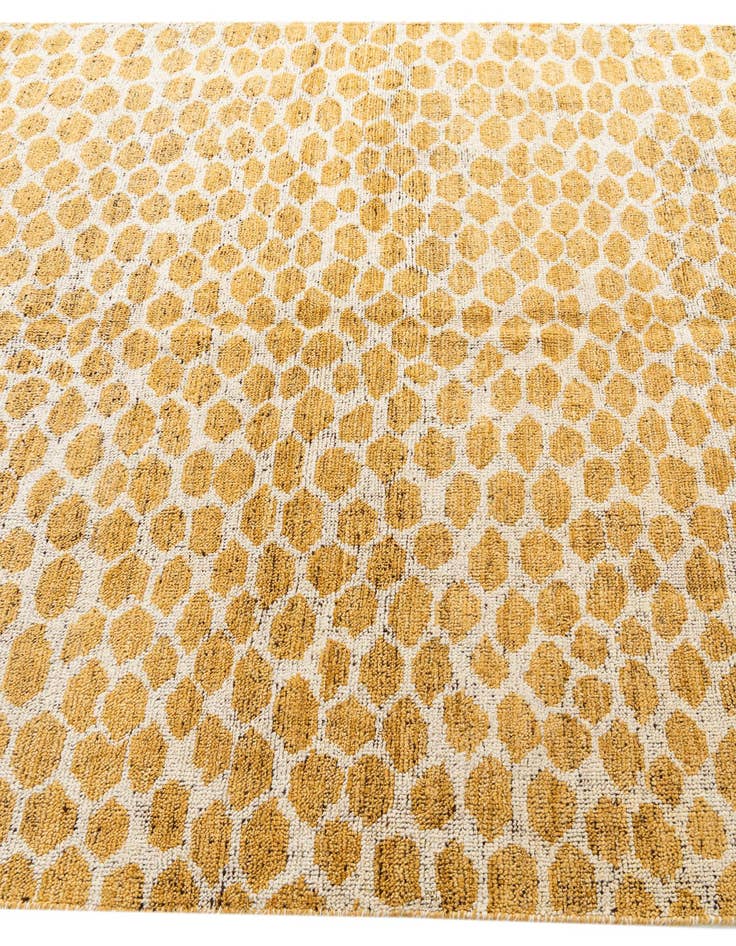 Detail image of  6' x 9'  Hand Knotted Moroccan Wool Rug