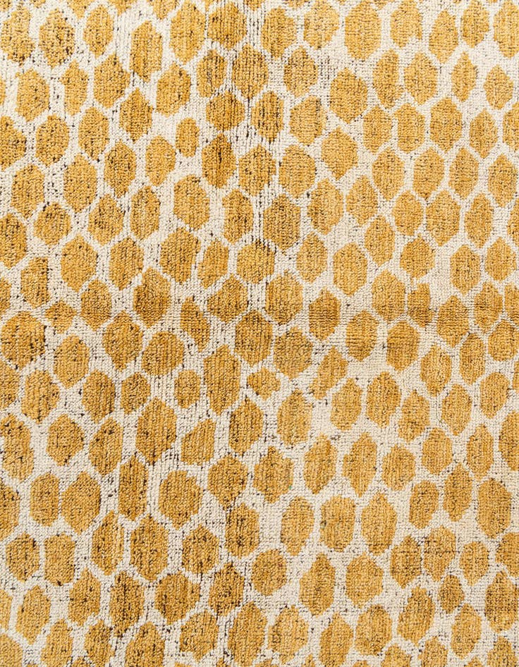 Detail image of  6' x 9'  Hand Knotted Moroccan Wool Rug