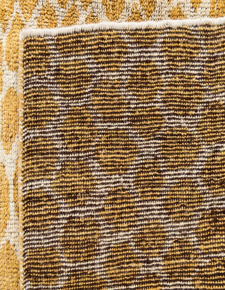 Detail image of  6' x 9'  Hand Knotted Moroccan Wool Rug