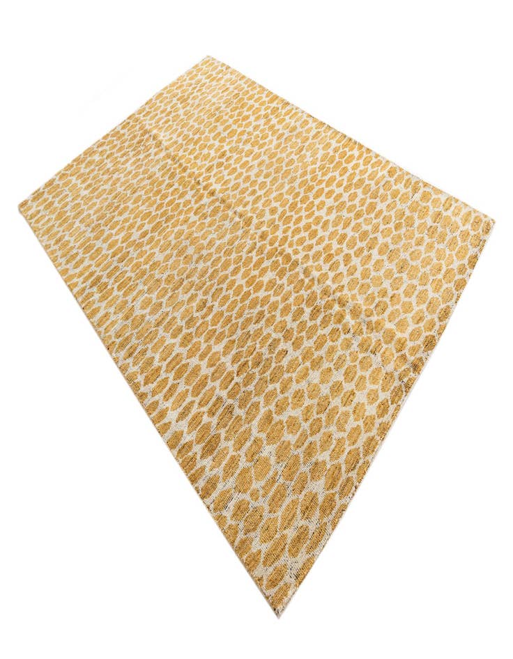 Detail image of  6' 2 x 9'  Hand Knotted Moroccan Wool Rug