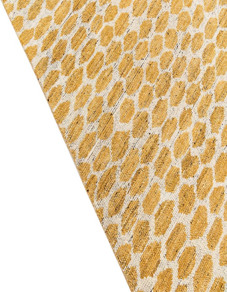 Detail image of  6' 2 x 9'  Hand Knotted Moroccan Wool Rug