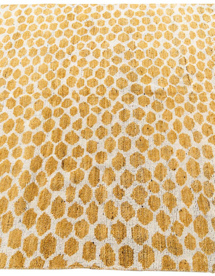 Detail image of  6' x 9' 2  Hand Knotted Moroccan Wool Rug