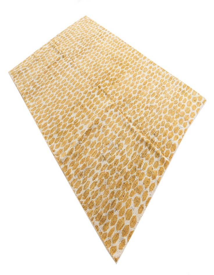 Detail image of  6' 1 x 9' 1  Hand Knotted Moroccan Wool Rug