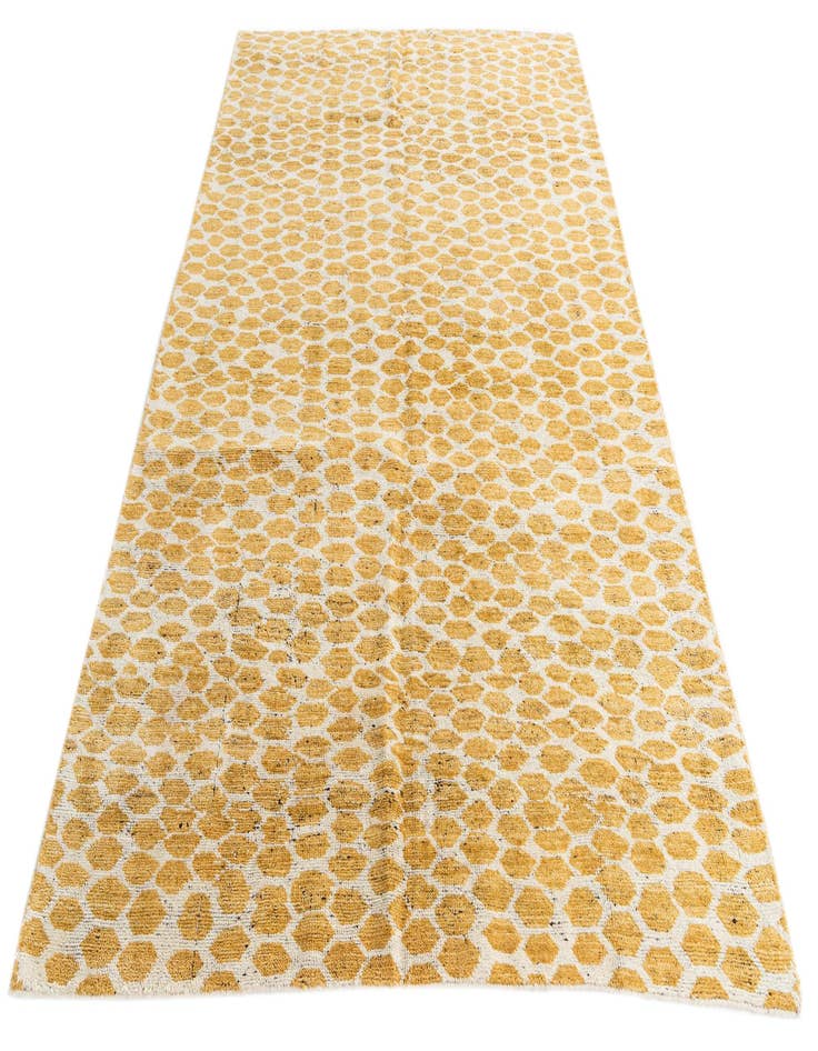 Detail image of  6' 1 x 9' 1  Hand Knotted Moroccan Wool Rug