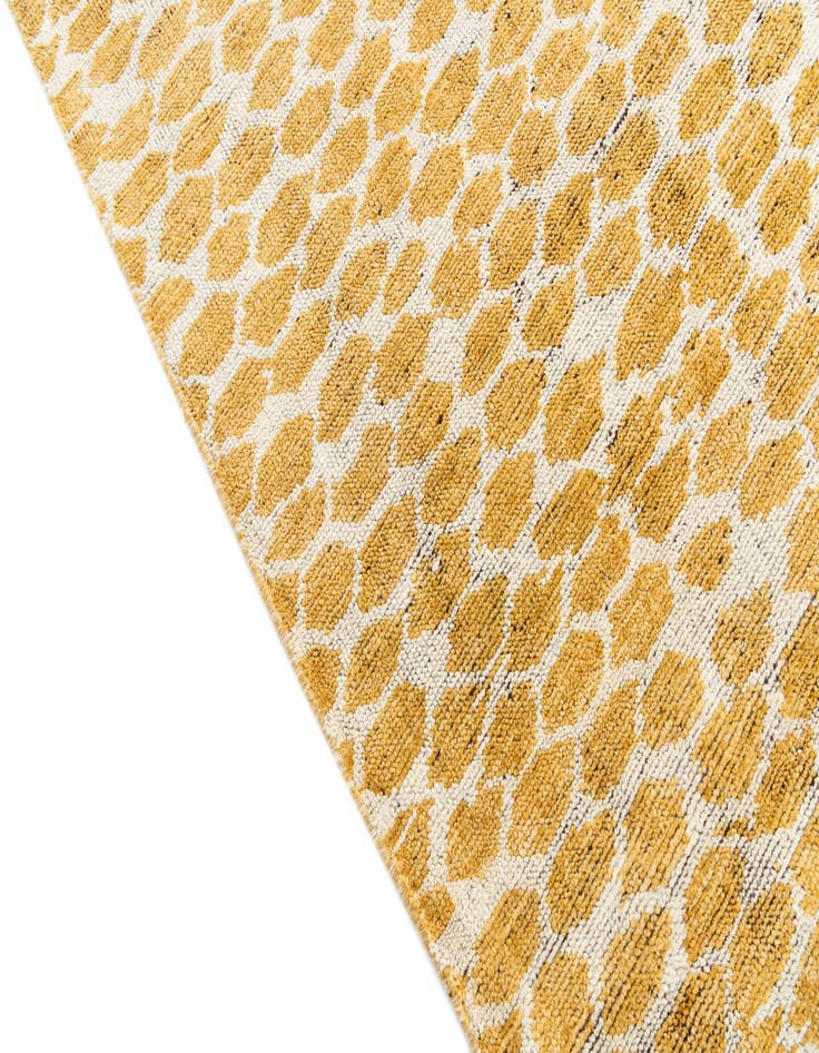 Detail image of  6' 1 x 9' 1  Hand Knotted Moroccan Wool Rug