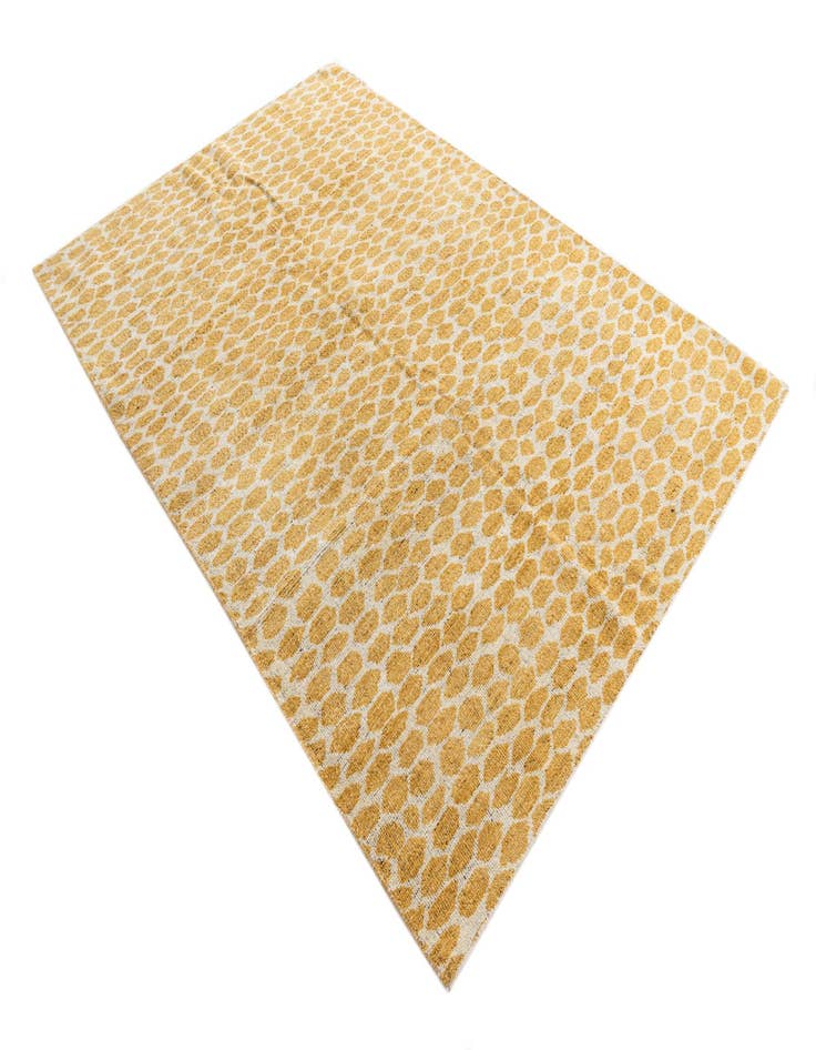 Detail image of  6' 2 x 9' 2  Hand Knotted Moroccan Wool Rug