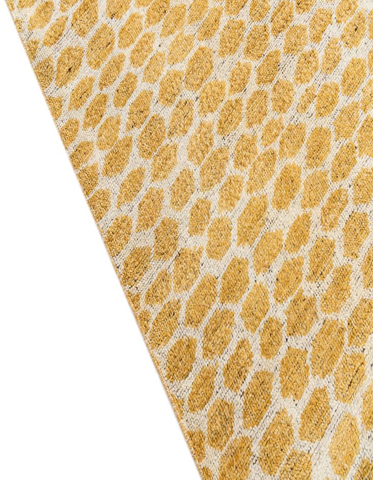 Detail image of  6' 2 x 9' 2  Hand Knotted Moroccan Wool Rug