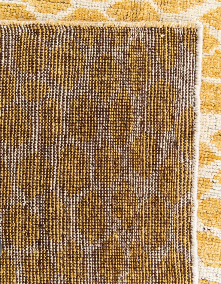 Detail image of  6' 2 x 9' 2  Hand Knotted Moroccan Wool Rug