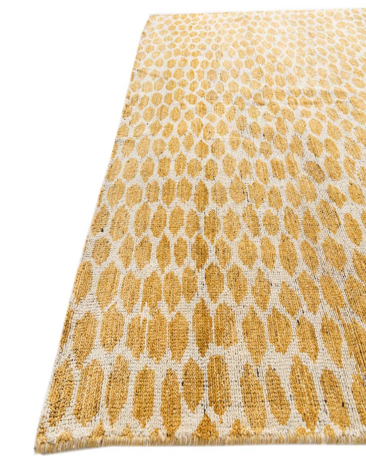 Detail image of  6' x 9' 2  Hand Knotted Moroccan Wool Rug