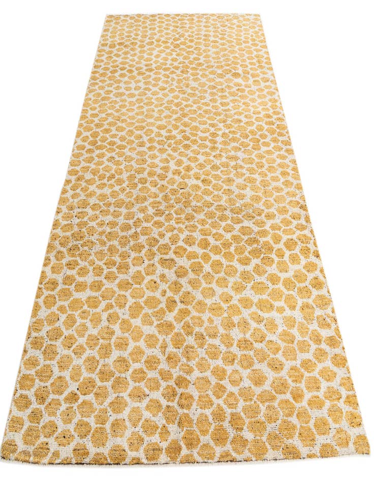 Detail image of  6' 2 x 9' 3  Hand Knotted Moroccan Wool Rug