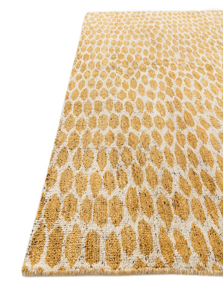 Detail image of  6' 2 x 9' 3  Hand Knotted Moroccan Wool Rug