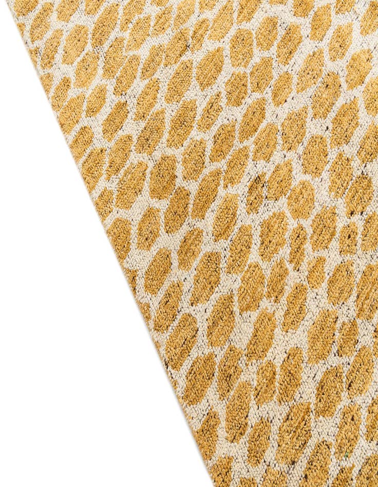 Detail image of  6' 2 x 9' 3  Hand Knotted Moroccan Wool Rug