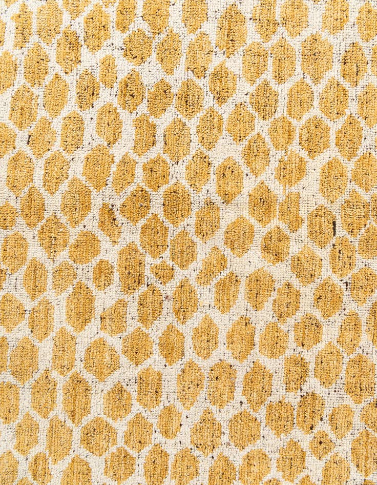 Detail image of  6' 2 x 9' 3  Hand Knotted Moroccan Wool Rug