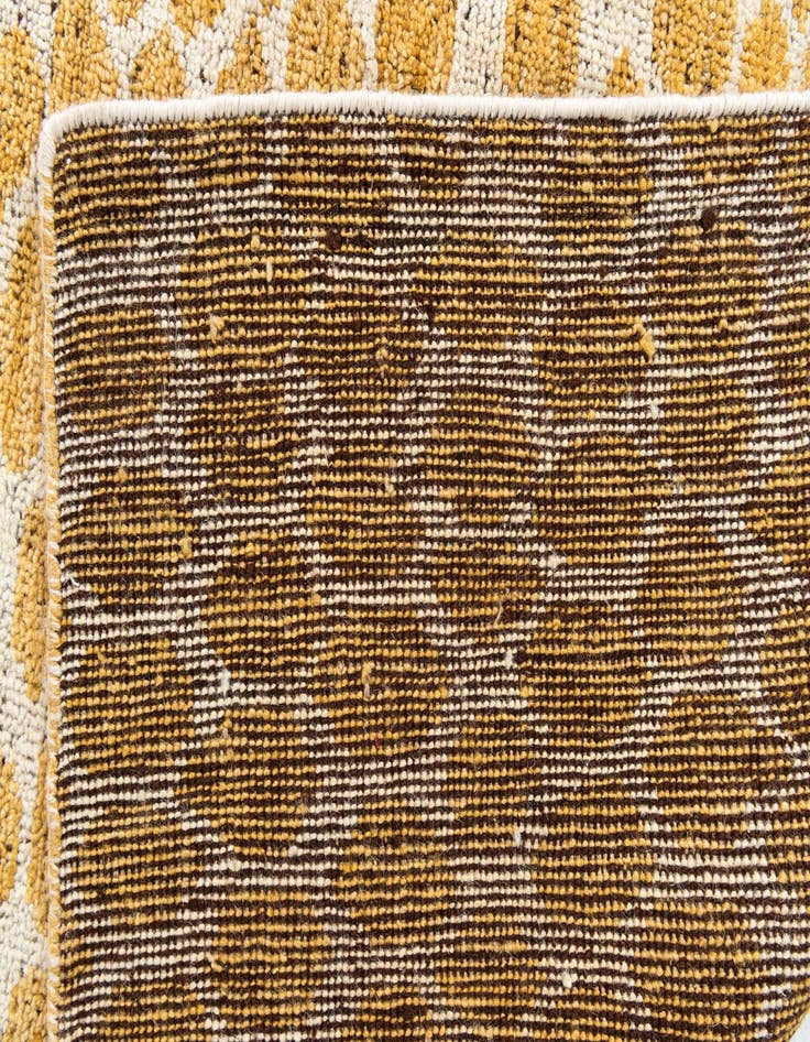 Detail image of  6' 2 x 9' 3  Hand Knotted Moroccan Wool Rug