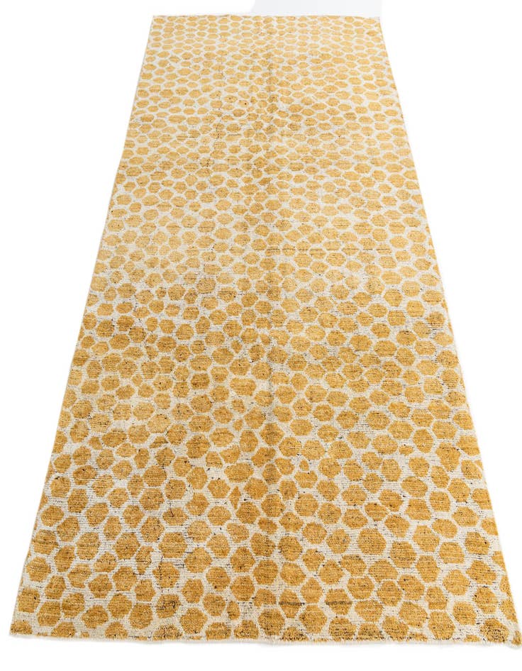 Detail image of  6' 2 x 9' 2  Hand Knotted Moroccan Wool Rug