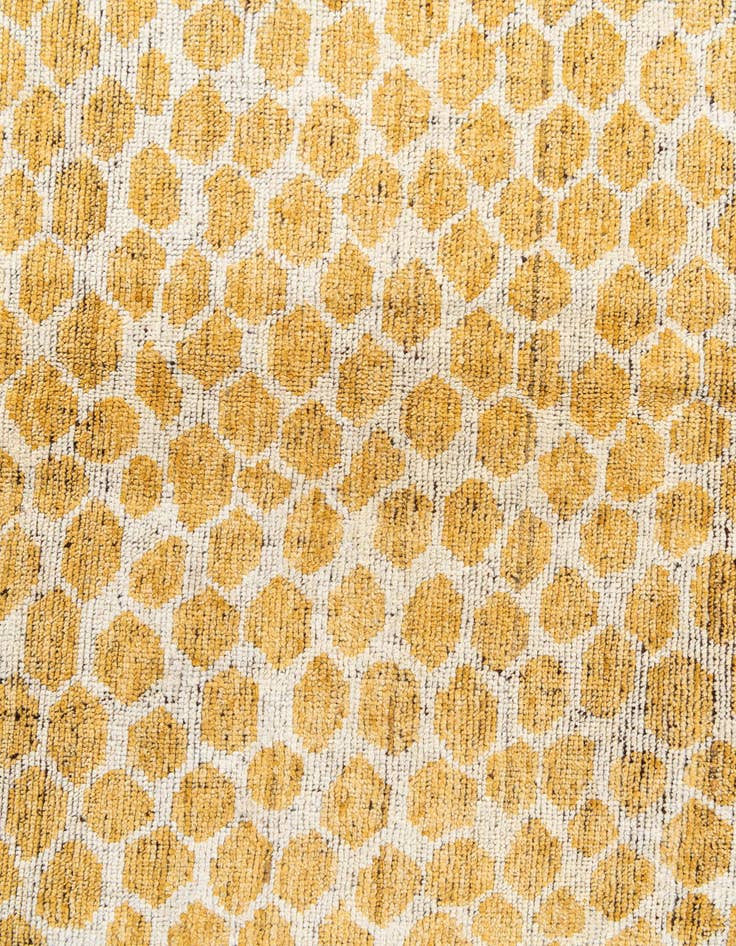 Detail image of  6' 2 x 9' 2  Hand Knotted Moroccan Wool Rug