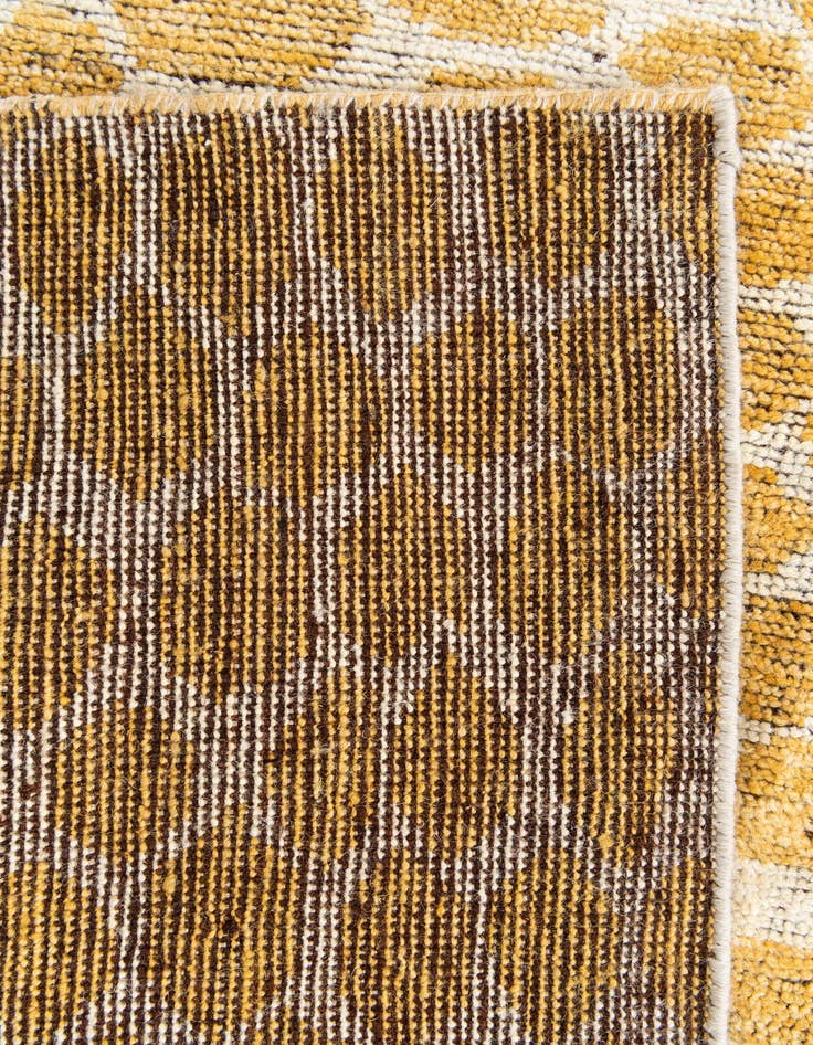 Detail image of  6' 2 x 9' 2  Hand Knotted Moroccan Wool Rug