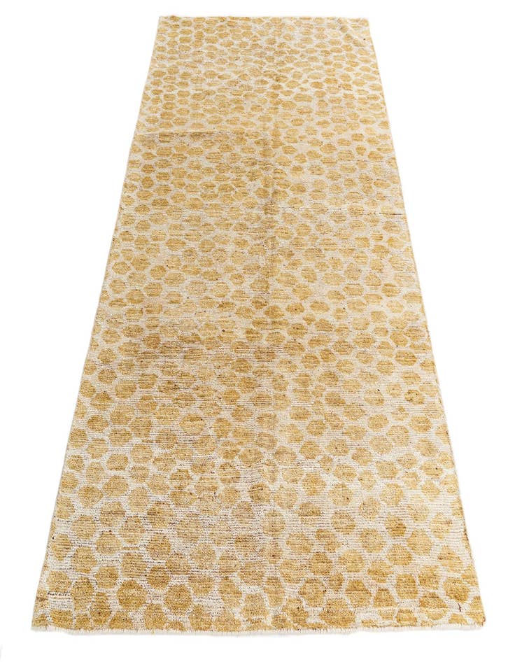 Detail image of  5' x 8'  Hand Knotted Moroccan Wool Rug