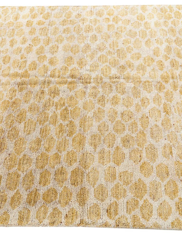 Detail image of  5' x 8'  Hand Knotted Moroccan Wool Rug