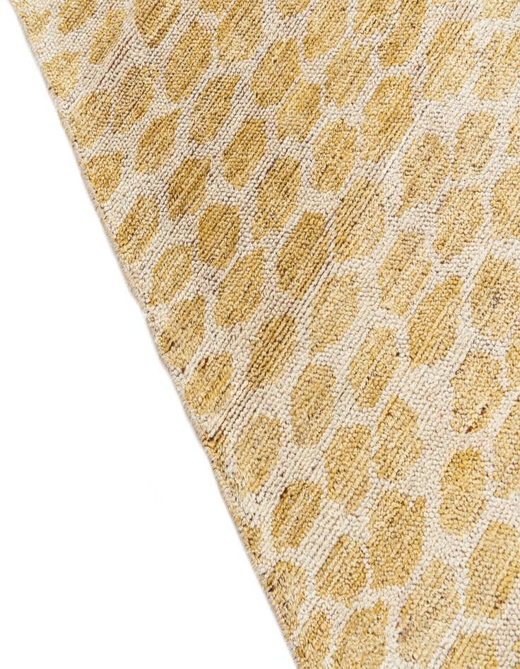 Detail image of  5' x 8'  Hand Knotted Moroccan Wool Rug