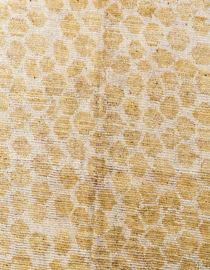 Detail image of  5' x 8'  Hand Knotted Moroccan Wool Rug